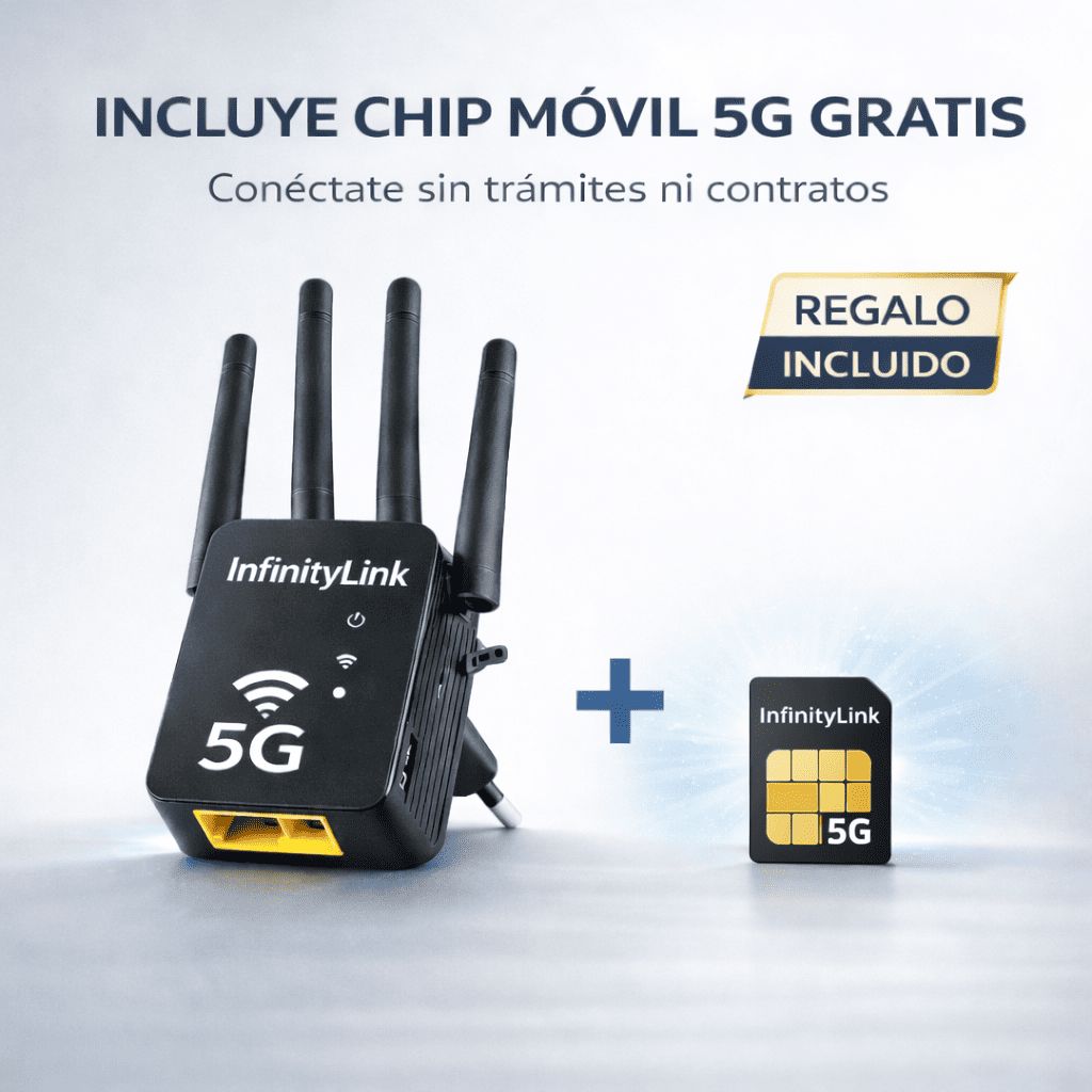 InfinityLink dispositivo portátil para internet satelital